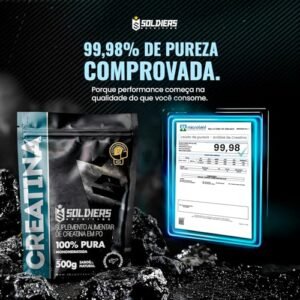 Creatina Monohidratada 1Kg - 100% Pura Importada - Soldiers Nutrition