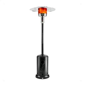 Aquecedor Ambiente Externo Pátio A Gás Chamonix Cor Inox Preto