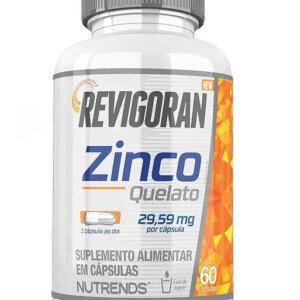 Revigoran Zinco Quelato 29,59mg 60 cápsulas, Nutrends
